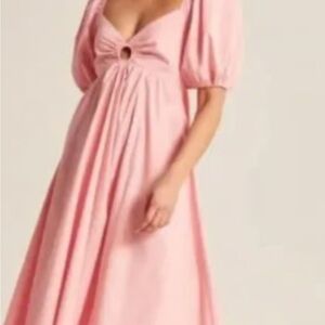 Abercrombie & Fitch Pink Maxi Dress